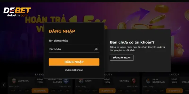 Kiểm tra địa chỉ web.