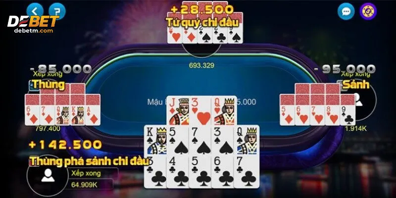 Đừng quên quản lý vốn của mình khi chơi đánh bài mậu binh